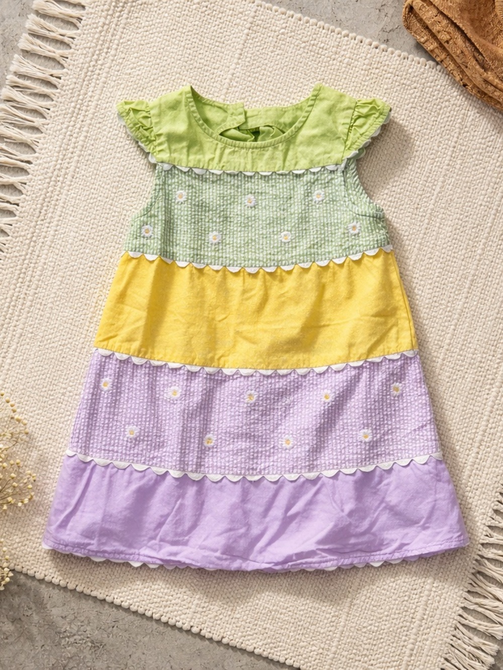 Gymboree Patch Embroidered Flower Dress